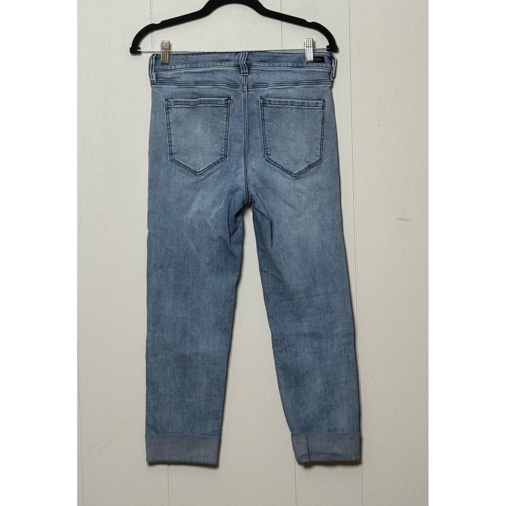 Liverpool Los Angeles Women's The Crop Light Wash Cuffed Denim Jeans Size 8/29 - Picture 2 of 11